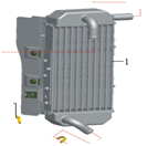 RADYATÖR SOL 2V (17HP)