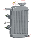RADYATÖR SAĞ 2V (17HP)